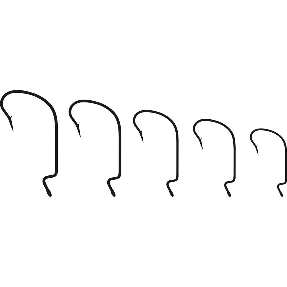 Nomura Mini Offset Worm Hook 10pc 1 Nomura Mini Offset Worm Hook 10pc