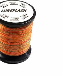 Lureflash Multi Coloured Tying Thread 10 Lureflash Multi Coloured Tying Thread -Glasgow Angling multi coloured tying thread hot orange