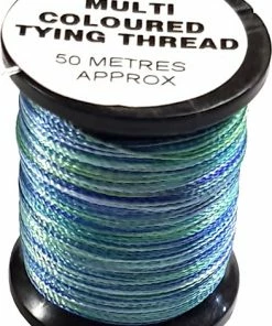 Lureflash Multi Coloured Tying Thread 11 Lureflash Multi Coloured Tying Thread -Glasgow Angling multi coloured tying thread ice blue