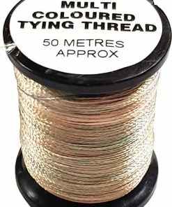 Lureflash Multi Coloured Tying Thread 12 Lureflash Multi Coloured Tying Thread -Glasgow Angling multi coloured tying thread light rainbow