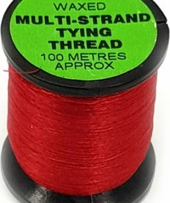 Lureflash Multi Strand Tying Thread 6 Lureflash Multi Strand Tying Thread -Glasgow Angling multi grip tying material red