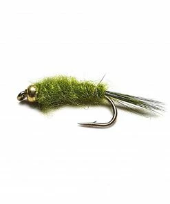 Stillwater Olive Nymph Gold Bead Fly - 1 Dozen