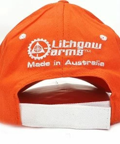 Lithgow Arms Orange Lithgow Embroidered Cap -Glasgow Angling orange lithgow embroidered cap back