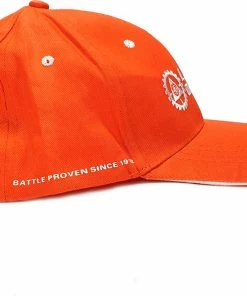 Lithgow Arms Orange Lithgow Embroidered Cap -Glasgow Angling orange lithgow embroidered cap side