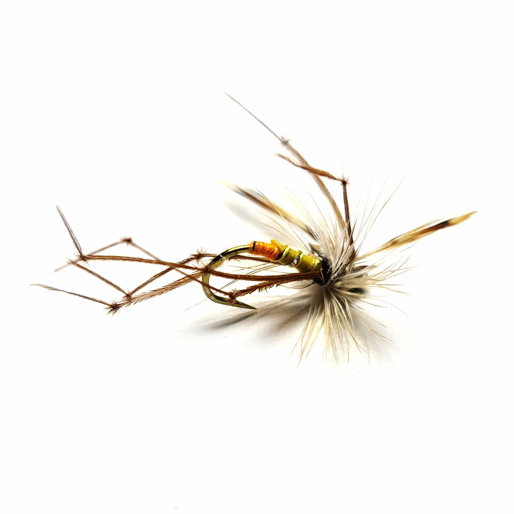 Stillwater Orange Tag Daddy Dry Fly - 1 Dozen 1 Stillwater Orange Tag Daddy Dry Fly - 1 Dozen