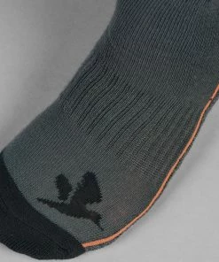 Seeland Outdoor 3-Pack Socks Raven 5 Seeland Outdoor 3-Pack Socks Raven -Glasgow Angling outdoor 3 pack socks close up