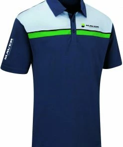 Maver Performance Stripe Polo Shirts -Glasgow Angling performance polo grey