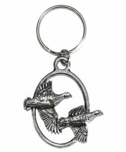 Just Fish Pewter Keyring Partridge
