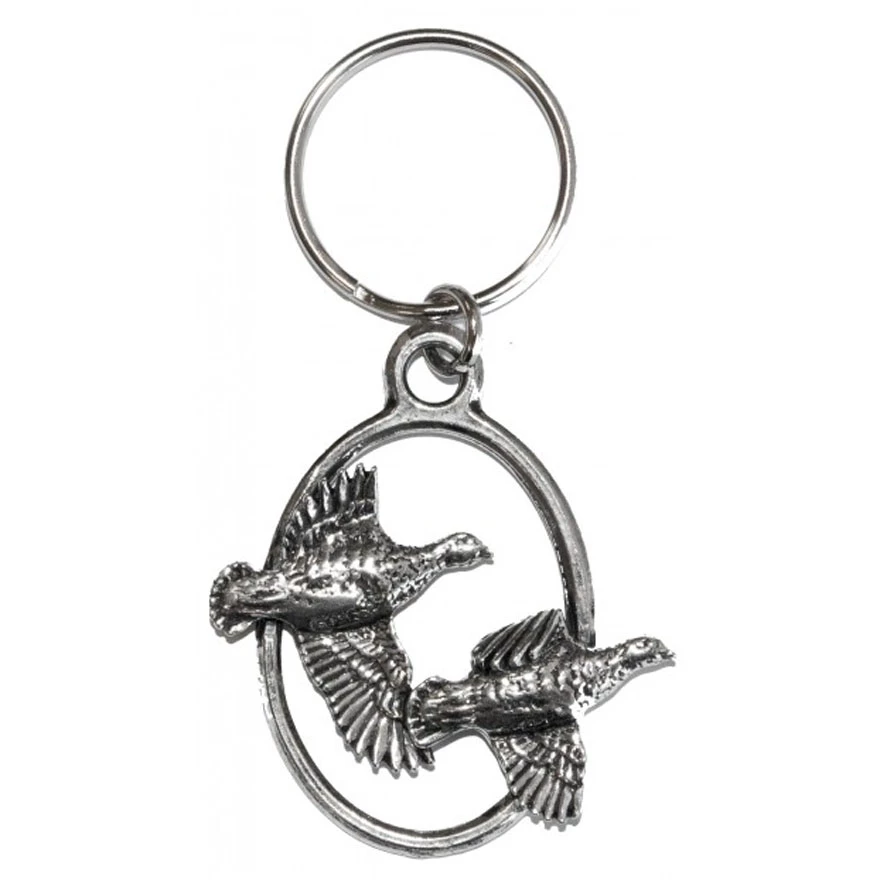 Just Fish Pewter Keyring Partridge 1 Just Fish Pewter Keyring Partridge