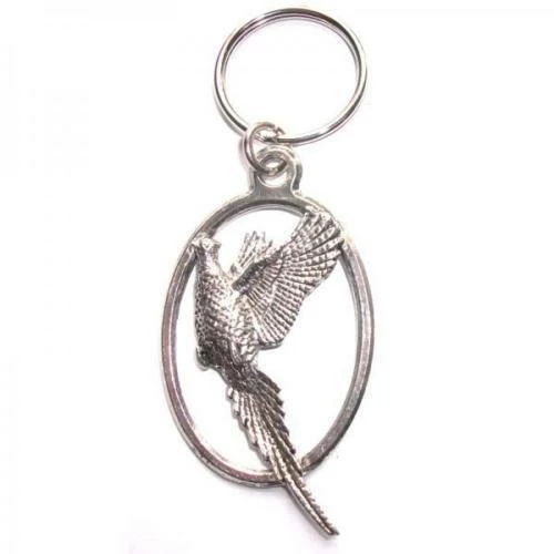 Just Fish Pewter Keyring Rising Pheasant 1 Just Fish Pewter Keyring Rising Pheasant