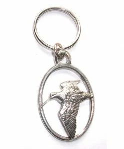 Just Fish Pewter Keyring Woodcock