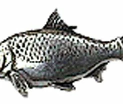 Just Fish Pewter Lapel Pin Roach