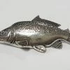 Just Fish Pewter Pin Leather Carp