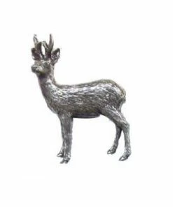 Bisley Pewter Pin No.23 Roebuck & Presentation Box