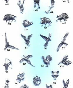 Just Fish Pewter Pins