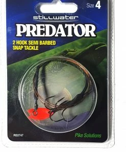 Stillwater Pike Two Hook Semi Barbed Snap Tackle (1pc)