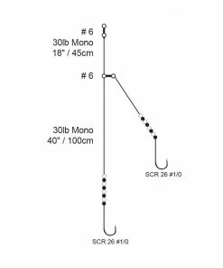 Cox & Rawle Plaice Trace (Boat Drifting Rig) Sz1/0