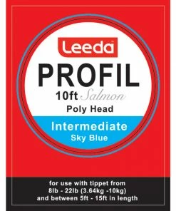 Leeda Profil Polyhead Salmon 10ft Tapered Leaders -Glasgow Angling polyhead salmon 10ft inter