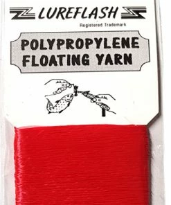Lureflash Polypropylene Floating Yarn 8 Lureflash Polypropylene Floating Yarn -Glasgow Angling polyprop floating yarn red