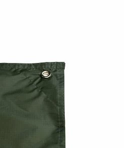 Mil-Com Poncho -Glasgow Angling poncho olive green closeup 2