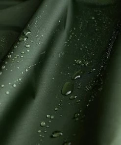 Mil-Com Poncho -Glasgow Angling poncho olive green closeup 4