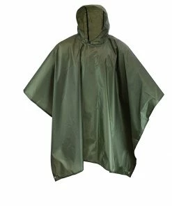 Mil-Com Poncho -Glasgow Angling poncho olive green front alt