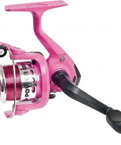 Fladen Power 415 FD100 Reel 1bb line on Pink