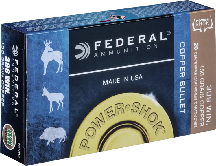 Federal Power-Shok Copper Hollow Point (20 pack) 3 Federal Power-Shok Copper Hollow Point (20 pack) - Image 3