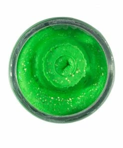 Berkley PowerBait Jar Sinking Glitter Trout Bait -Glasgow Angling powerbait20sinking20glitter20trout20bait20spring20lime20green