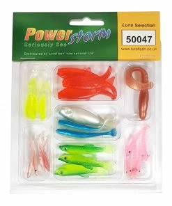 Lureflash Powerstorm Mini Soft Lure Selection 23pc