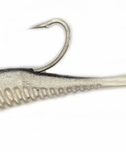 Lureflash Powerstorm Pre-Rigged Jig Shad 10cm 20g 1pc -Glasgow Angling powerstorm pre rigged jig shad black2020white scaled