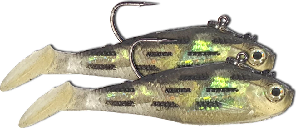 Lureflash Powersurf Rigged Shads 70mm 2pc 1 Lureflash Powersurf Rigged Shads 70mm 2pc