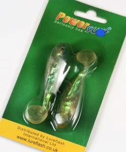Lureflash Powersurf Rigged Shads 70mm 2pc 9 Lureflash Powersurf Rigged Shads 70mm 2pc -Glasgow Angling powersurf20rigged20shads2070mm202pc20green20silver scaled