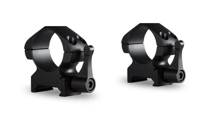 Hawke Precision Steel Ring Mounts 1in 2 Piece Weaver 2 Hawke Precision Steel Ring Mounts 1in 2 Piece Weaver - Image 2