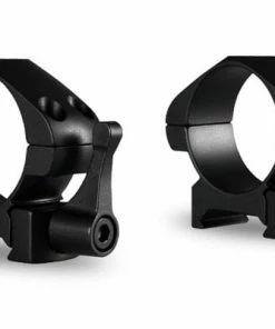 Hawke Precision Steel Ring Mounts 30mm 2 Piece Weaver QR Lever