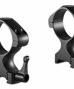 Hawke Precision Steel Ring Mounts 34mm 2 Piece Weaver QR Lever -Glasgow Angling precision steel ring mounts 34mm weaver qr lever high
