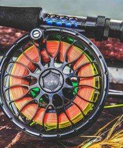 Vision Predator Fly Reel -Glasgow Angling predator fly reel loaded