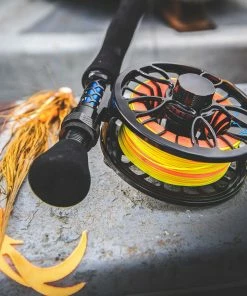 Vision Predator Fly Reel -Glasgow Angling predator fly reel loaded a