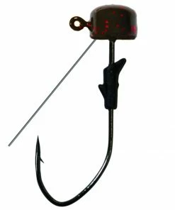 Eagle Claw Pro-V Weedless Finesse Jig 5pk -Glasgow Angling pro v weedless finesse jig red flake