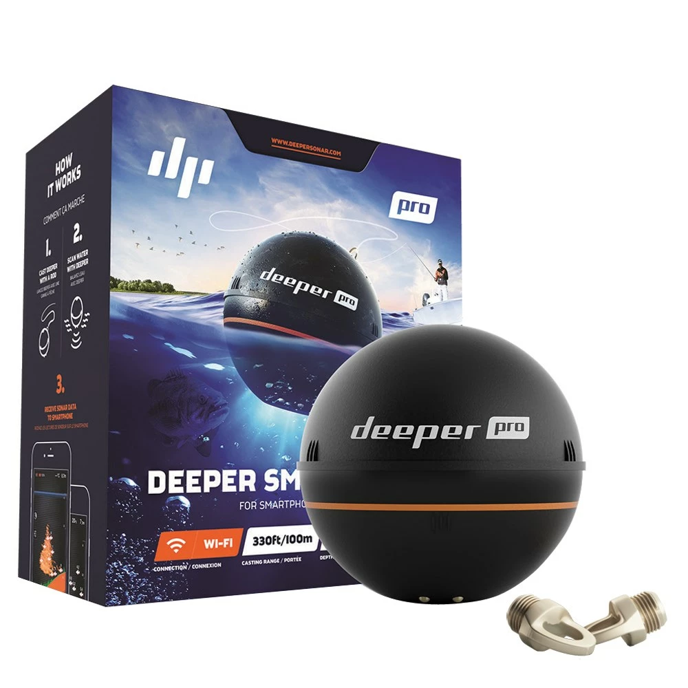 Deeper Fishfinder Pro Wireless Smart Fishfinder 1 Deeper Fishfinder Pro Wireless Smart Fishfinder