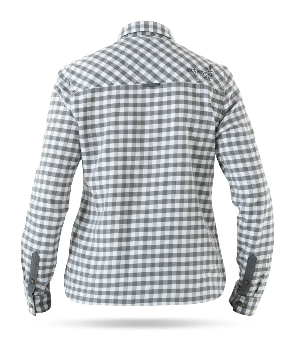 Swarovski PS Plaid Shirt Womens 2 Swarovski PS Plaid Shirt Womens - Image 2