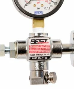 Best Fittings Push Button Bleed Valve 1/8 BSP