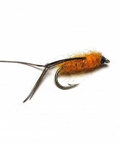 Stillwater Raider Amber Nymph Size 12 - 1 Dozen