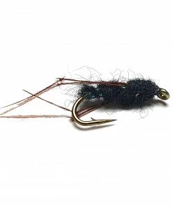 Stillwater Raider Black Nymph Size 12 - 1 Dozen
