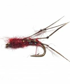 Stillwater Raider Claret Nymph Size 12 - 1 Dozen