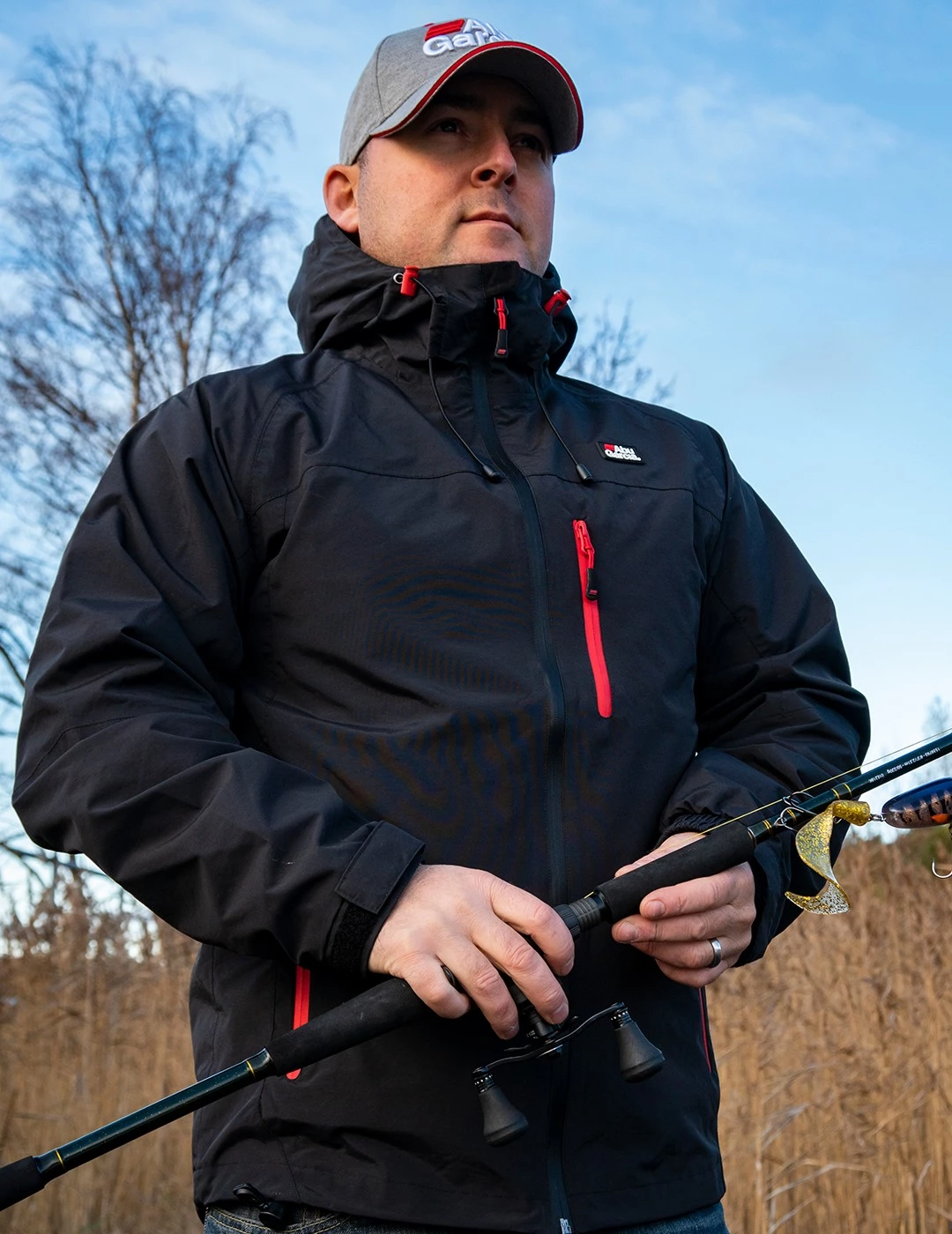 Abu Garcia Rain Jacket Black 4 Abu Garcia Rain Jacket Black - Image 4