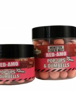 Dynamite Baits Red-AMO Fluro Pink Pop-ups & Dumbells