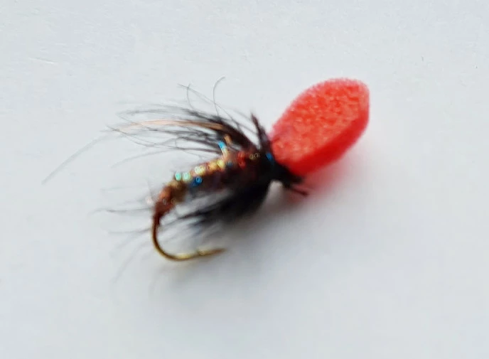 Stillwater Red Parachute Beetle Size 10 - 1 Dozen 1 Stillwater Red Parachute Beetle Size 10 - 1 Dozen