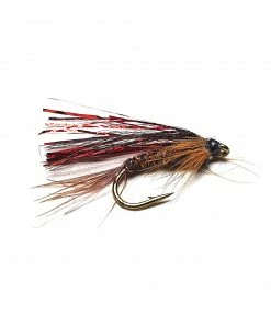 Stillwater Red Sparckle Pheasant Tail with Bead Size 12 - 1 Dozen