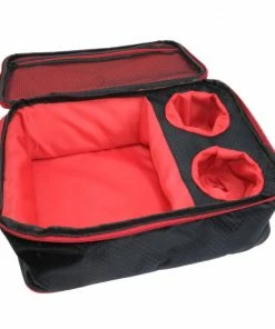 Tronixpro Reel and Spool Bag Black -Glasgow Angling reel and spool bag open